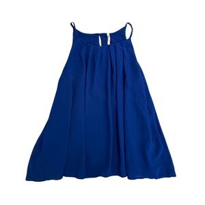 DNA Couture Royal Blue Flowy Tank Top